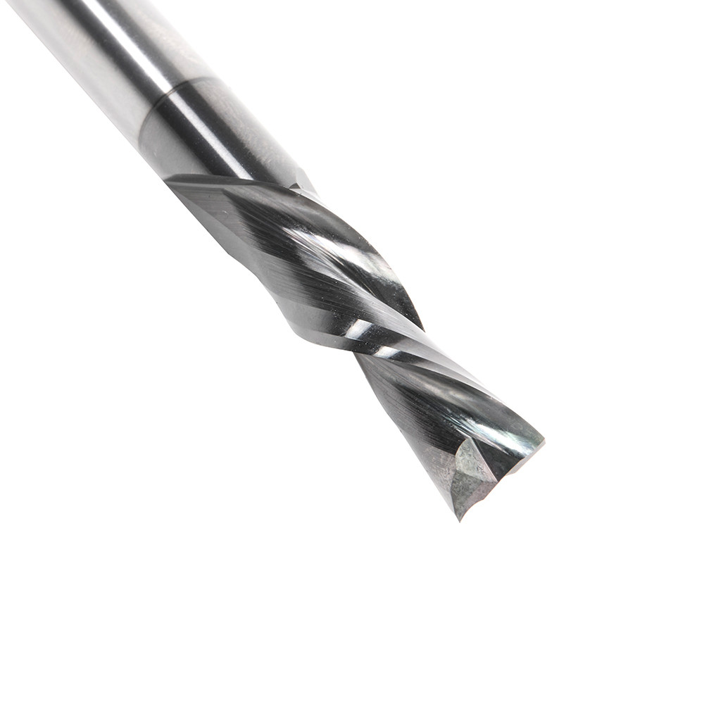 Amana Tool 46420-DLC SC Diamond-Like Carbon (DLC) Coated Spiral Plunge 3/8 D x 1-1/4 CH x 3/8 SHK x 3 Inch Long 2 Flute Down-Cut Router Bit for Solid Wood